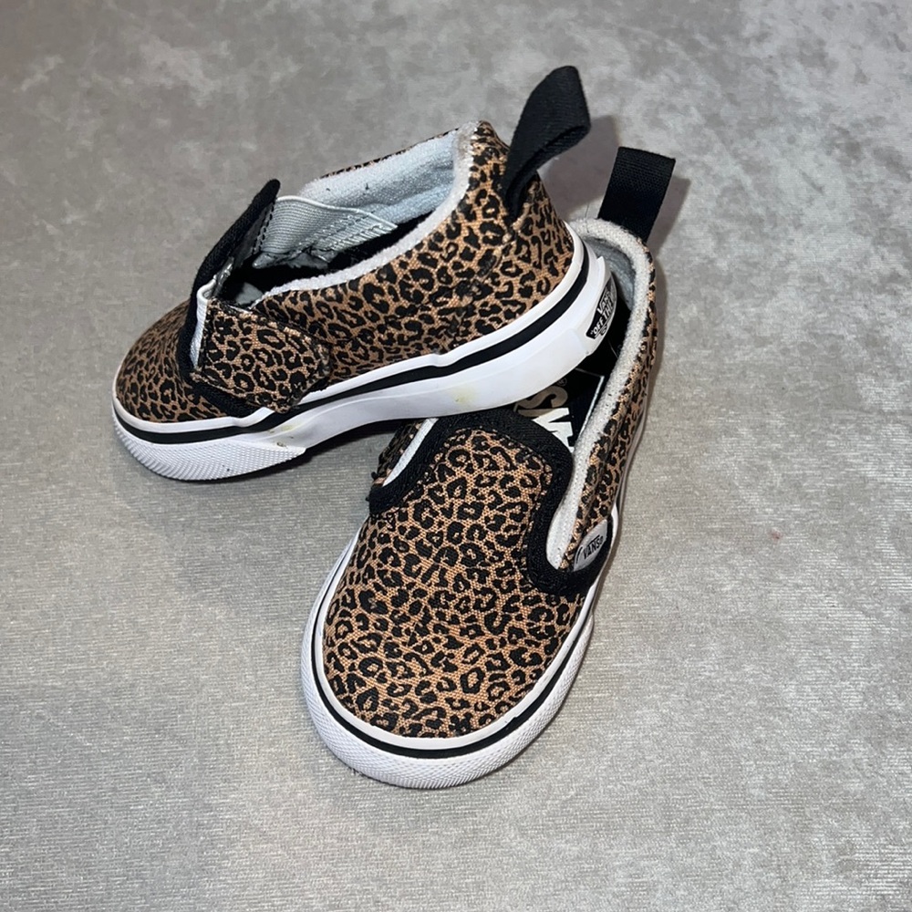 Cheetah print toddler Van’s